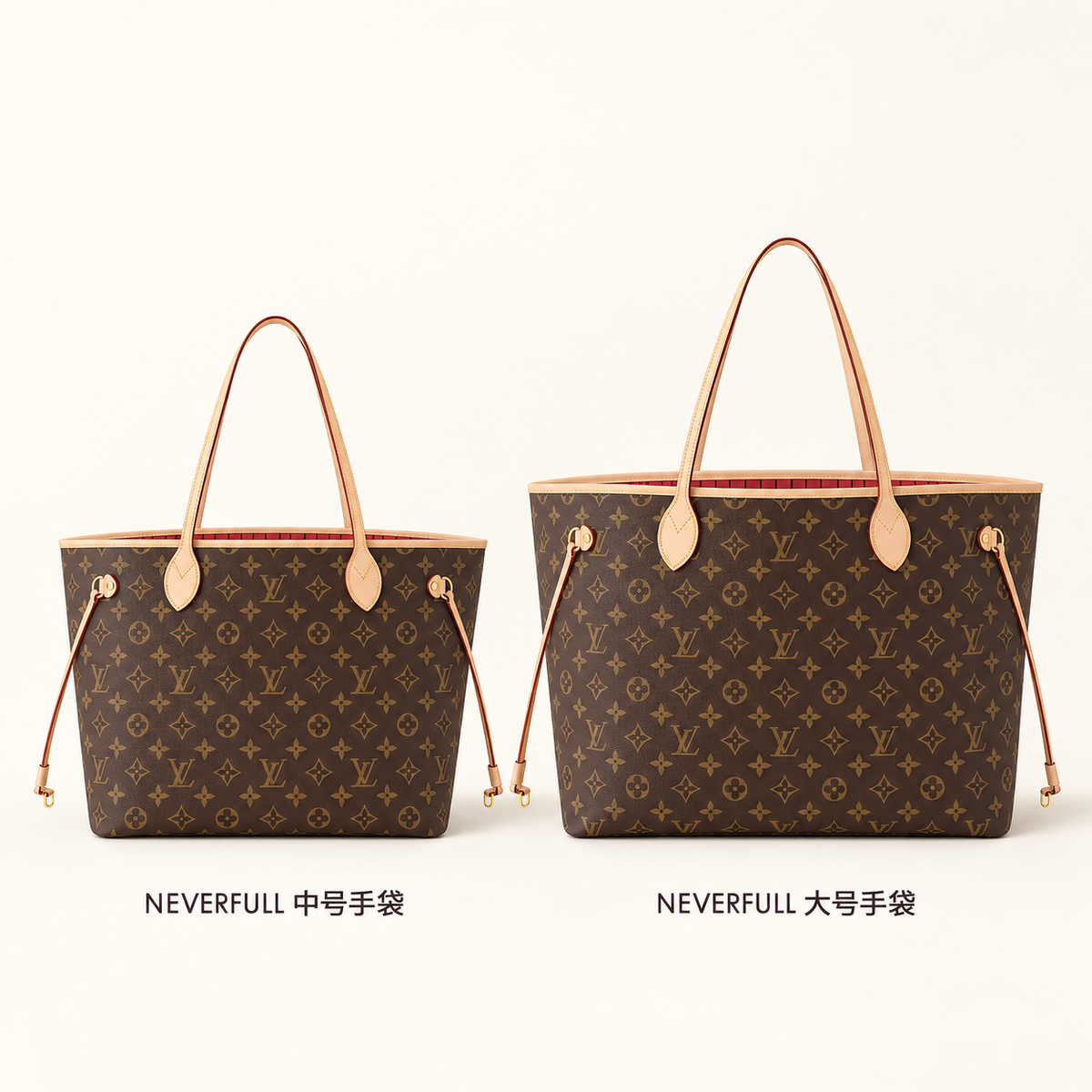 Classic Large Tote Bag with Matching Zip Pouch – Brown Patterned Finish