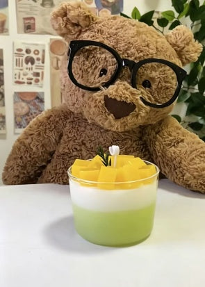 Mango Milk Pudding Scented Candle